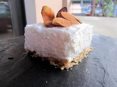 cheesecake salé à l'ail de Lomagne