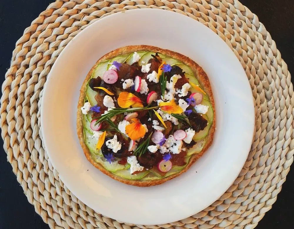 Tarte courgette chèvre