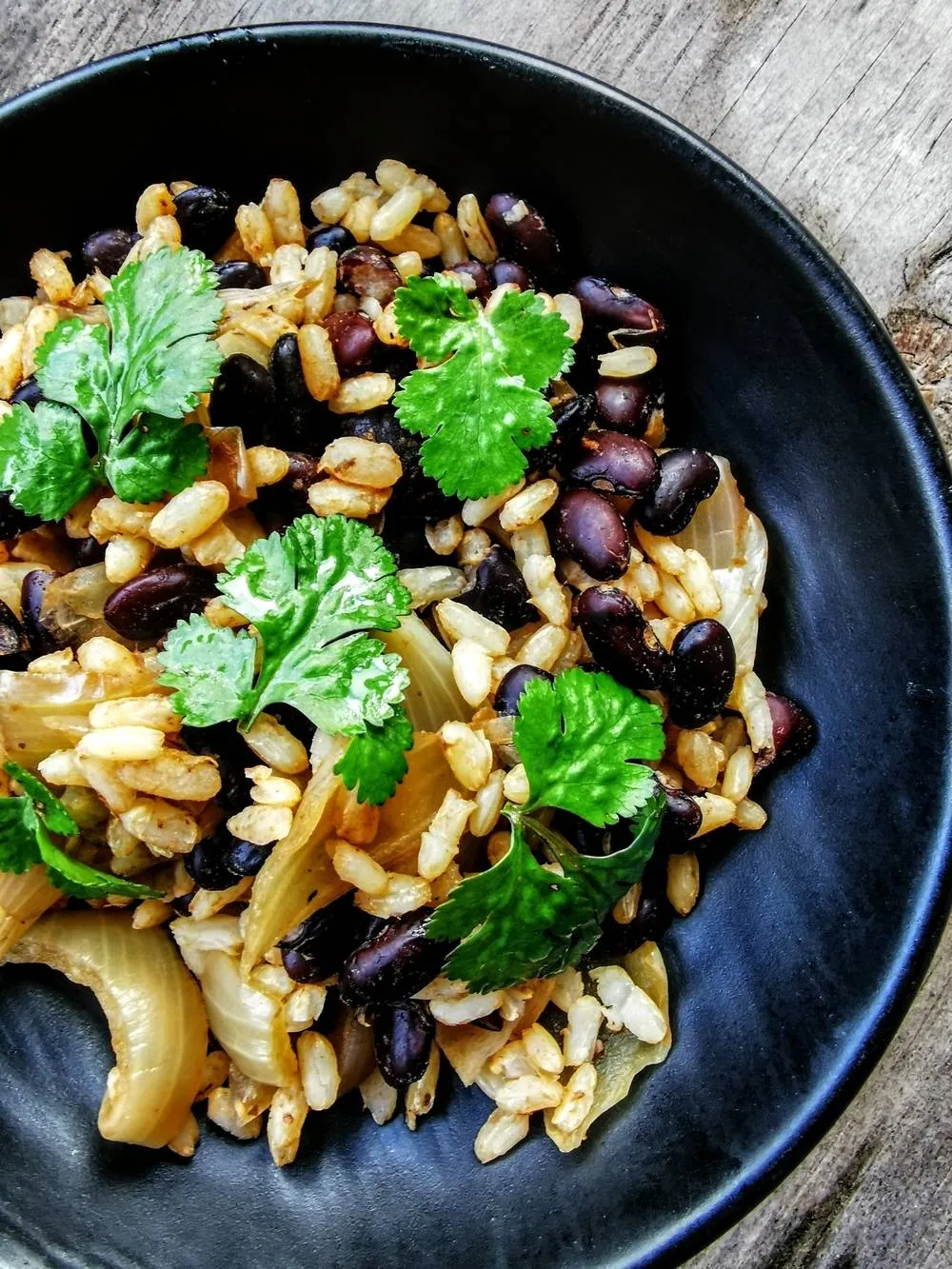 Gallo pinto du Costa Rica (riz + haricots)