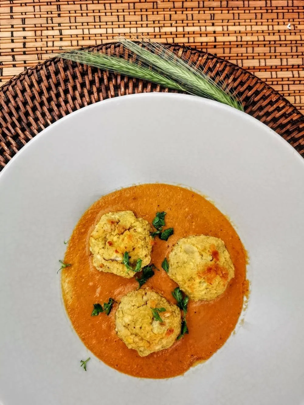 Malai kofta, boulettes de pommes de terre indiennes, sauce crémeuse