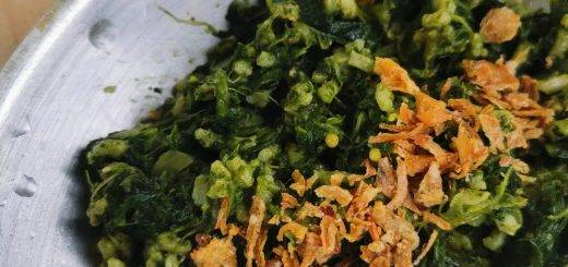 Palak rice, riz indien aux épinards