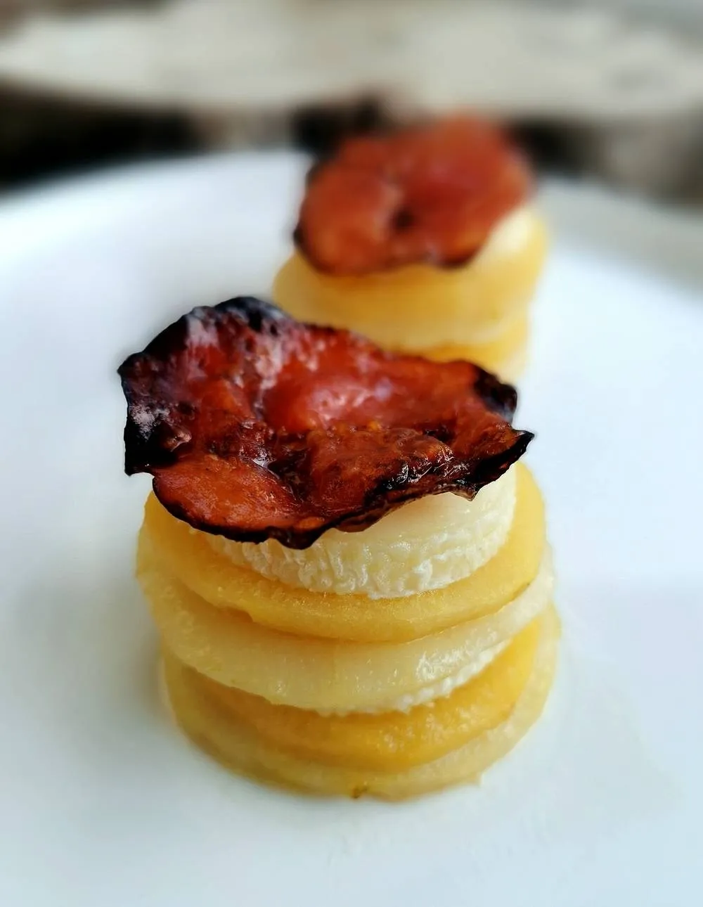 Millefeuille cabecou pommes poires