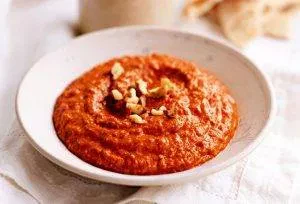 Muhammara de Syrie aux poivrons et noix