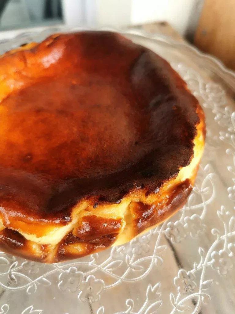 Tarta de queso, gâteau au fromage espagnol